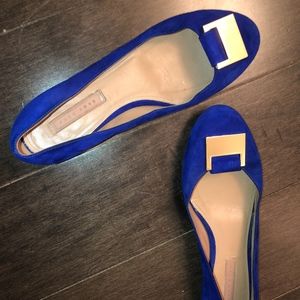 HUGO BOSS Royal Blue Flats